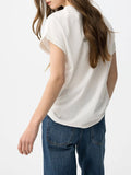Tiffosi T-shirt Natalie Donna 10065011 Star White - Bianco