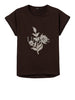 tiffosi t shirt natalie donna 10065011 chocolate brown marrone 163553947