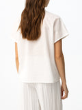 Tiffosi Blusa Esbelta Donna 10065059 Star White - Bianco