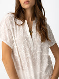 Tiffosi Blusa Esbelta Donna 10065059 Star White - Bianco