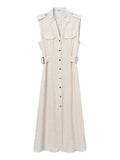 Tiffosi Vestito Longuette Favo Donna 10065062 - Bianco