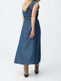 Tiffosi Vestito Longuette Lichiony Donna 10065160 - Denim