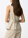 Tiffosi Gilet Namibia Donna 10065183 - Beige