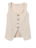 Tiffosi Gilet Namibia Donna 10065183 - Beige