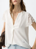 Tiffosi Blusa Nony Donna 10065186 Star White - Bianco