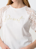 Tiffosi Maglia Glenn Donna 10065829 Star White - Bianco
