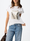 Tiffosi T-shirt Madrid Donna 10065835 Star White - Bianco
