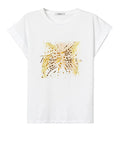 Tiffosi T-shirt Kika Donna 10065855 Star White - Bianco