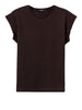 tiffosi t shirt mandie donna 10066000 chocolate brown marrone 161118085