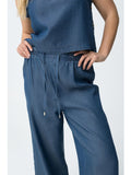 Tiffosi Pantalone Jogger Francesca Donna 10066480 - Denim