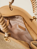 Twin Set Borsa a Mano Donna 261TB7053 Paglia - Beige