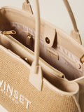 Twin Set Borsa Shopper Donna 261TB7070 Parchment - Avorio