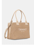 Twin Set Borsa a Mano Donna 261TB7071 Parchment - Avorio
