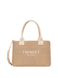 Twin Set Borsa a Mano Donna 261TB7071 Parchment - Avorio