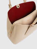 Twin Set Borsa Shopper Donna 261TB7180 Bic.delicate Sand/cardinale - Beige