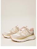 Twin Set Sneakers Donna 261TCP022 Bic.ottico/parchment/silver - Beige