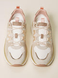 Twin Set Sneakers Donna 261TCP022 Bic.ottico/parchment/silver - Beige