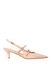 twin set decollete sling back donna 261tcp044 candy peach rosa 164417617