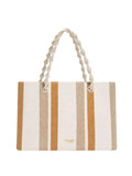 Twin Set Borsa Shopper Donna 261TD8061 Mul.madreperla/cork/rope - Beige