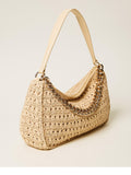 Twin Set Borsa a Mano Donna 261TD8080 Paglia - Beige