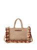 twin set borsa a tracolla donna 261td8291 bic rope brown henna beige 167916464