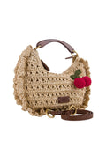 Twin Set Borsa a Mano Donna 261TD8301 Paglia - Beige