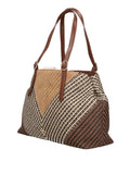 Twin Set Borsa Shopper Donna 261TD8500 Multicolor Straw - Marrone