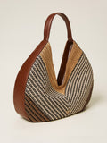 Twin Set Borsa Shopper Donna 261TD8501 Multicolor Straw - Marrone