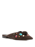 Twin Set Ciabatte Donna 261TGT060 Coffee Liqueur - Marrone