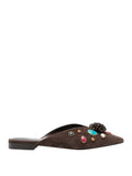 Twin Set Ciabatte Donna 261TGT060 Coffee Liqueur - Marrone
