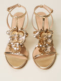 Twin Set Sandalo Donna 261TGT082 - Oro