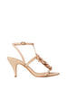 twin set sandalo donna 261tgt082 rope beige 160231850