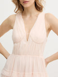 Twin Set Vestito Longuette Donna 261TP208A Fairy Rose - Rosa