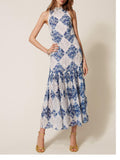 Twin Set Vestito Longuette Donna 261TP213B - Blu