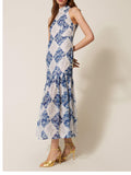 Twin Set Vestito Longuette Donna 261TP213B - Blu