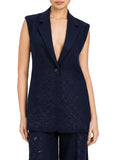 Twin Set Gilet Donna 261TP2314 - Blu