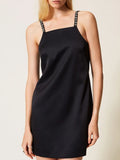 Twin Set Vestito Mini Donna 261TP2411 - Nero