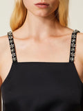 Twin Set Vestito Mini Donna 261TP2411 - Nero
