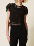 Twin Set Blusa Donna 261TP2581 - Nero