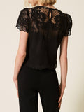 Twin Set Blusa Donna 261TP2581 - Nero