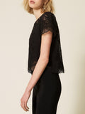Twin Set Blusa Donna 261TP2581 - Nero