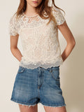Twin Set Blusa Donna 261TP2581 Neve - Bianco