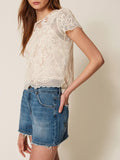 Twin Set Blusa Donna 261TP2581 Neve - Bianco