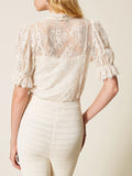 Twin Set Camicia Casual Camicia Donna 261TP2625 Madreperla - Bianco