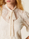 Twin Set Camicia Casual Camicia Donna 261TP2625 Madreperla - Bianco