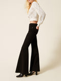 Twin Set Pantalone Zampa Donna 261TP2680 - Nero