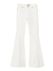 twin set pantalone zampa donna 261tp2680 giglio bianco 164163365