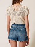 Twin Set Shorts Jeans Donna 261TP2711 - Denim