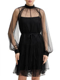 Twin Set Vestito Mini Donna 261TP2771 - Nero