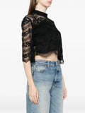 Twin Set Blusa Donna 261TP2900 - Nero